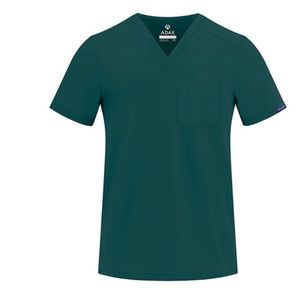 Adar Addition Dark teal Scrub Top. Medium
